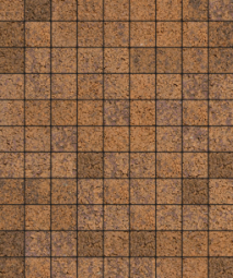 Тротуарная плитка Поревит Квадрат Гранит Арабская ночь 100х100х60 мм