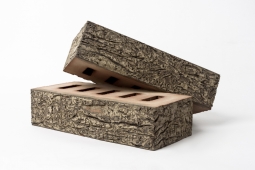 Кирпич лицевой керамический Альберо Серый пустотелый одинарный, пустотность 24