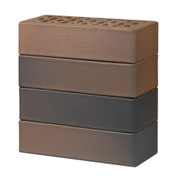 Кирпич лицевой керамический «Светло-коричневый» «Флеш» пустотелый одинарный