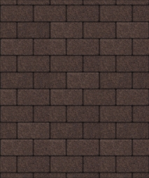 Тротуарная плитка Поревит Прямоугольник Гранит Коричневый, 80 мм 100х200