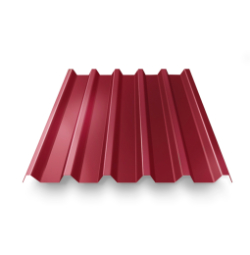 Профнастил С-44 RAL 3003 красный рубин 0,7 мм