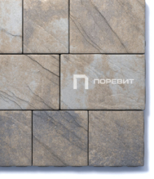 Тротуарная плитка Поревит Литос Базальт 60 мм 6 плит