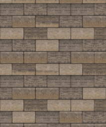 Тротуарная плитка Поревит Прямоугольник Доломит 40 мм 100х200