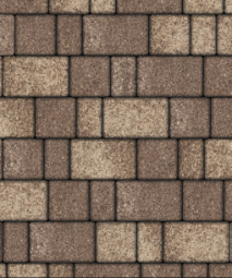Тротуарная плитка Поревит Старый город Хаски, 80 мм 3 плиты