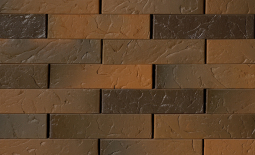 Кирпич лицевой керамический «Флэш-обжиг» «Сланец» пустотелый одинарный