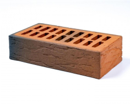 Кирпич лицевой керамический «Баварская кладка» «Регенсбург» Рустикатор пустотелый одинарный