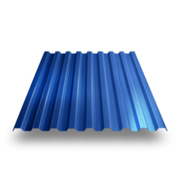 Профнастил С-21 RAL 5005 синий 0,45 мм