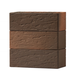 Кирпич лицевой керамический «Флеш» «Рустикатор 70» пустотелый утолщенный