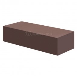 Кирпич лицевой силикатный Коричневый полнотелый одинарный