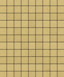 Тротуарная плитка Поревит Квадрат Желтый 100х100х60 мм
