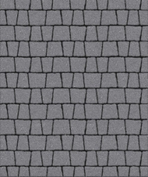 Тротуарная плитка Поревит Абрис Гранит Сераый 60 мм 5 плит