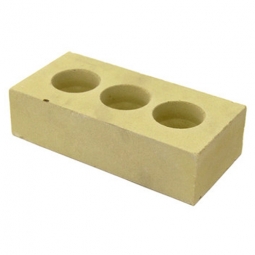 Кирпич лицевой силикатный Желтый пустотелый одинарный