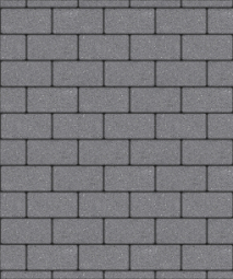 Тротуарная плитка Поревит Прямоугольник Гранит Серый 200х100х40 мм