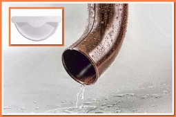 Колено сливное Nika RAL9003 Белый