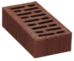 Кирпич лицевой керамический «Коричневый» «Уральский дождь» пустотелый одинарный