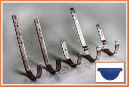 Держатель желоба Nika карнизный RAL5005 Синий