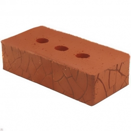 Кирпич лицевой керамический Красный полнотелый одинарный