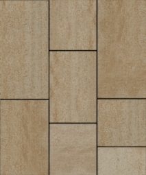 Тротуарная плитка Поревит Трио Степняк 60 мм 6 плит