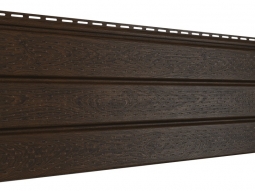 Софит Ю-Пласт Pro Орех темный с полной перфорацией