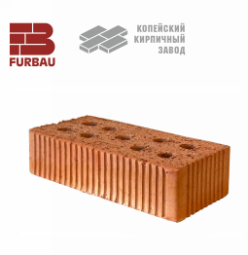 Кирпич рядовой керамический полнотелый одинарный рифленый пустотность 12%