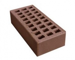 Кирпич лицевой керамический «Мокко» пустотелый одинарный